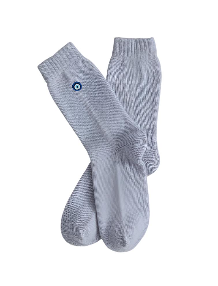 Sleeping Socks Evil Eye in Lavender Haze