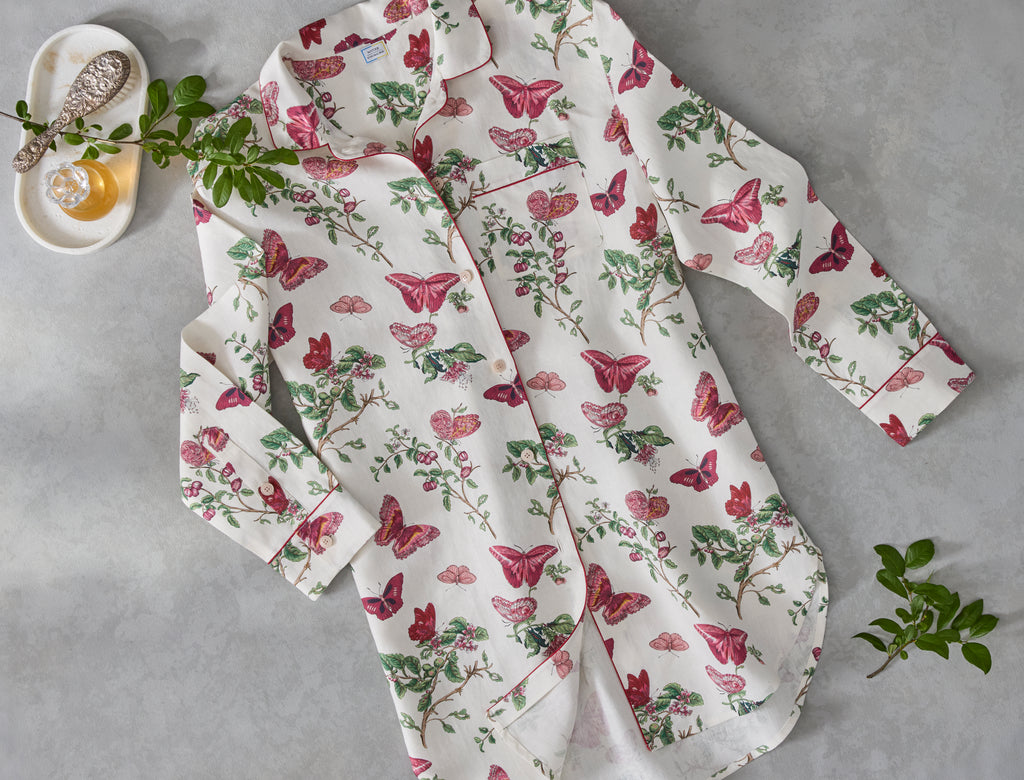 Valentina Linen Sleep Shirt