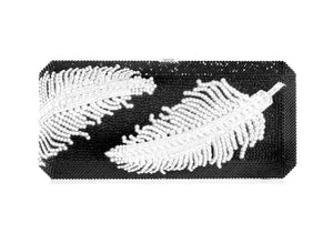 Slim Rectangle Jeweled Plume