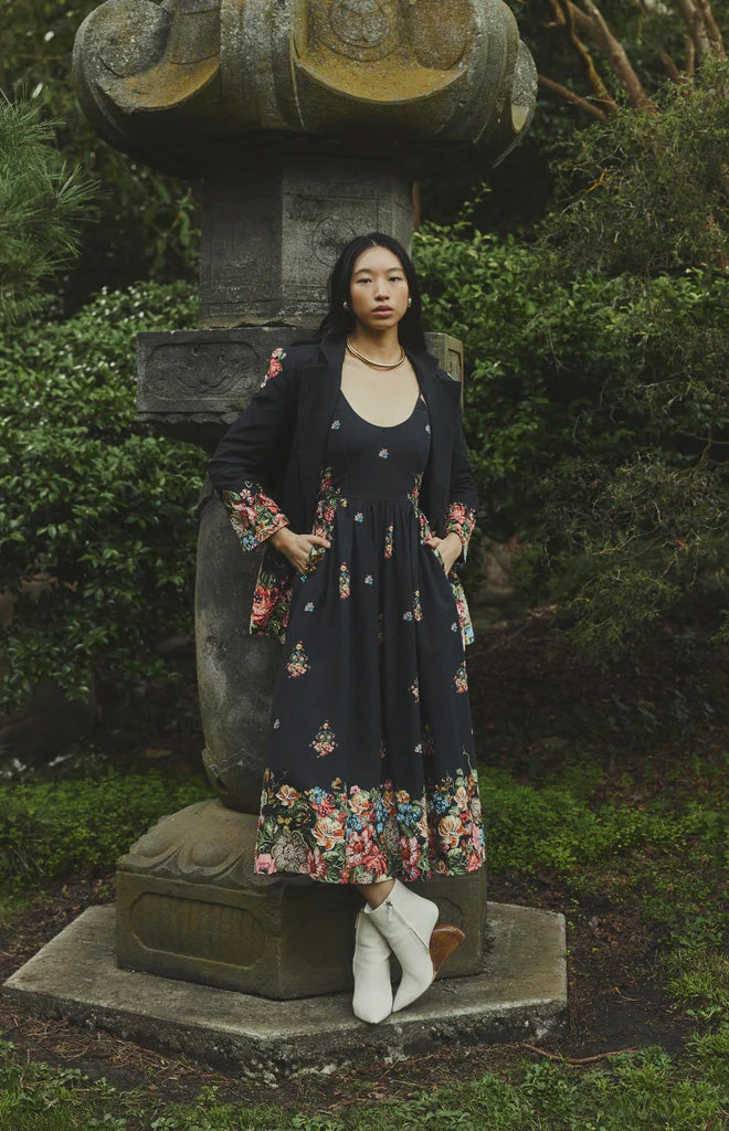 Sloan Blazer in Carmel Victorian Floral