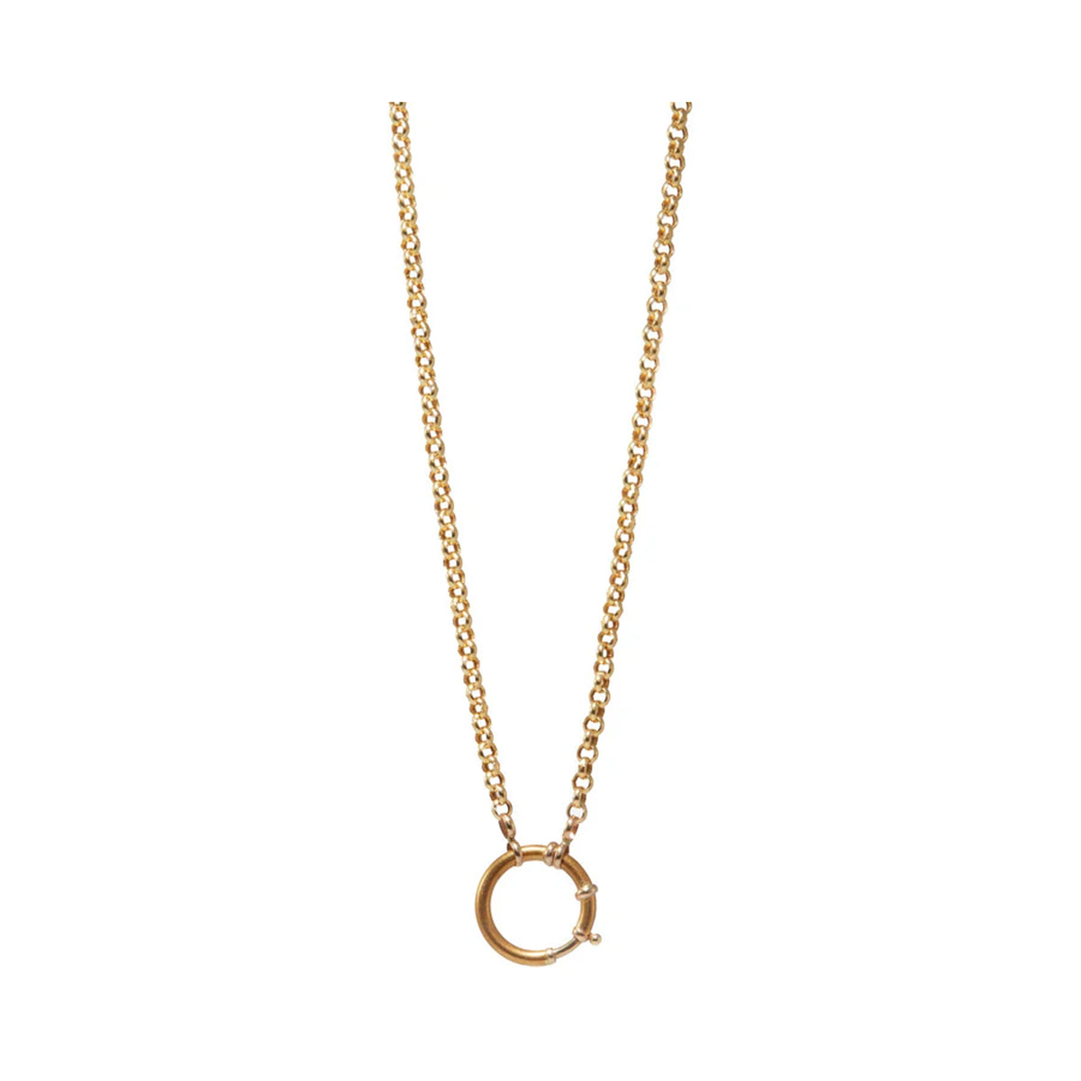 Small Belcher Chain with Bolt Clasp