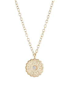 Mini Raised Gold TVB Necklace