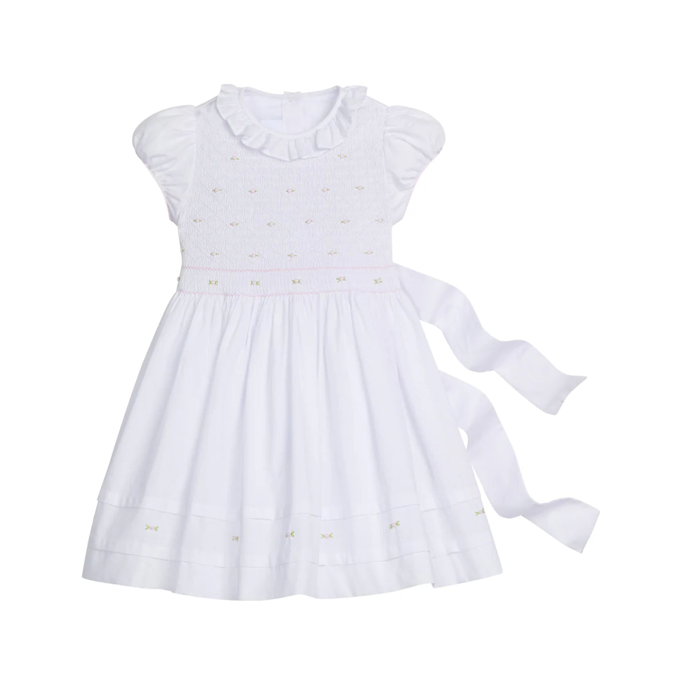 Smocked Claiborne Dress Rosebuds