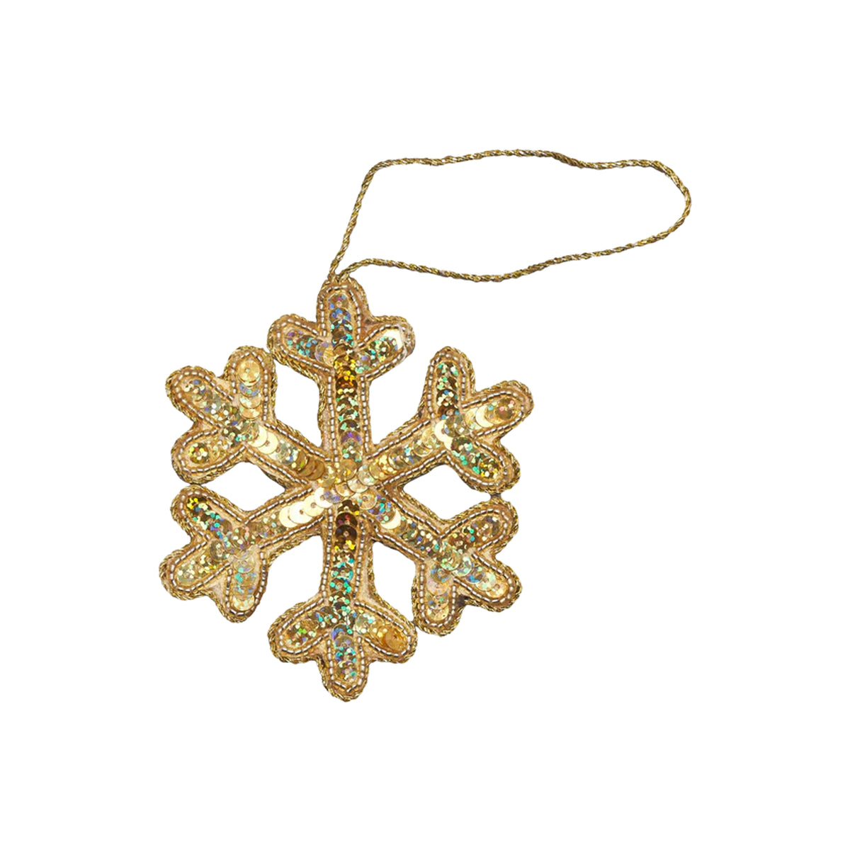 Snowflake Gold Ornament