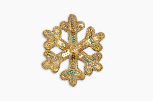 Snowflake Gold Ornament