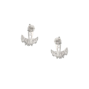 Snowflower Twinkle Ear-Jackets