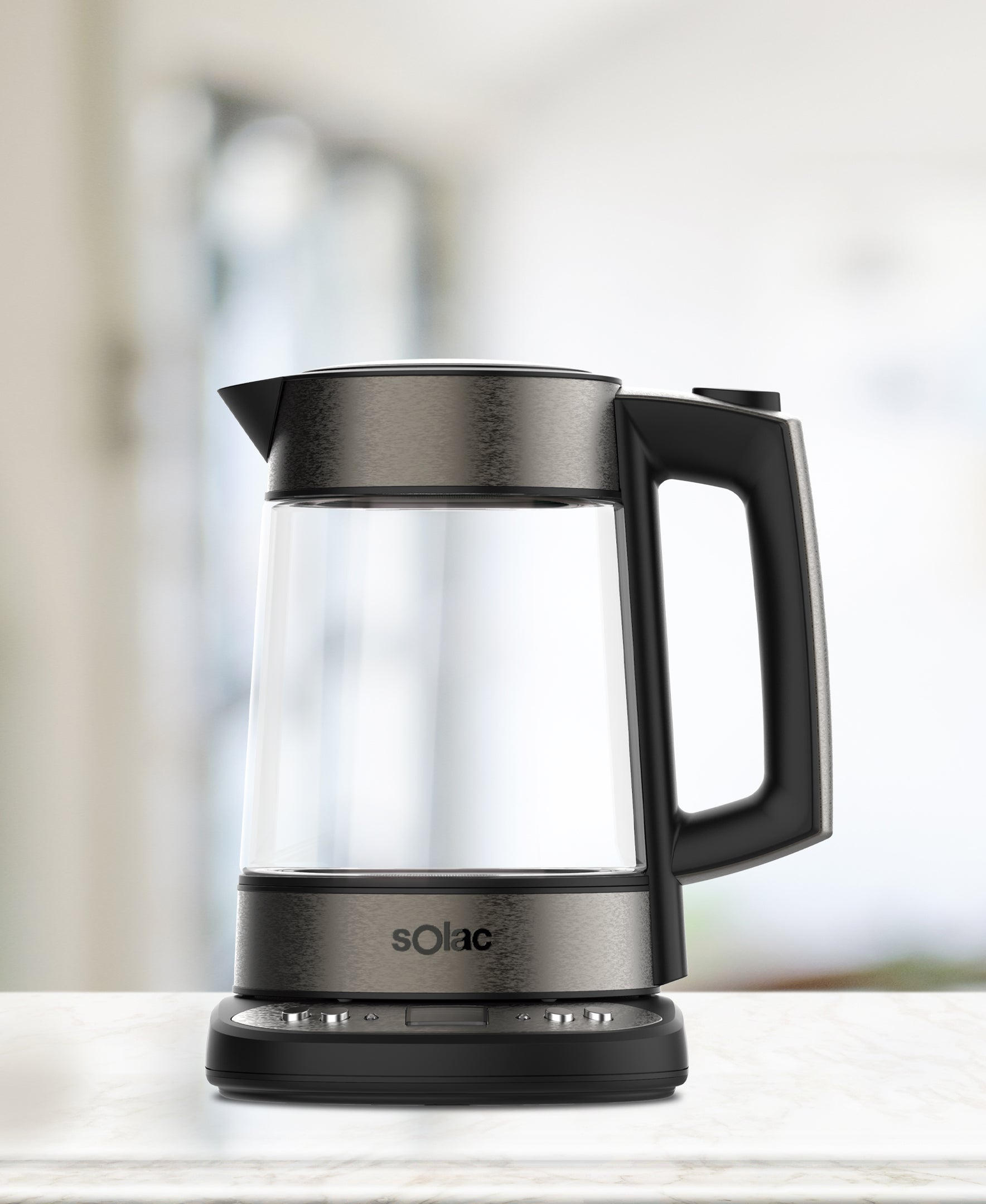 Aroa Premium Adjustable Temperature Cordless Glass Kettle