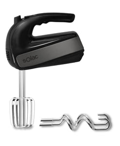 5-Speed Turbo Hand Mixer With Beaters And Dough Hooks