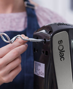 5-Speed Turbo Hand Mixer With Beaters And Dough Hooks