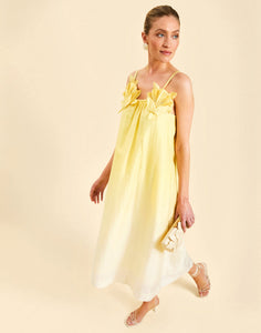 Solenn Midi Dress in Vanilla Sunrise