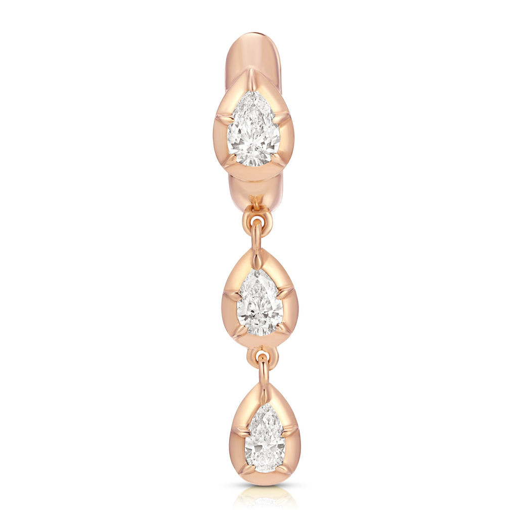 Pear Solis Drop Earring