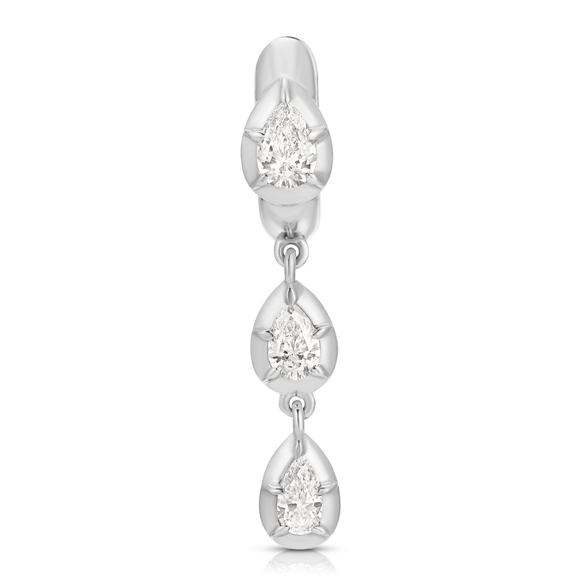 Pear Solis Drop Earring