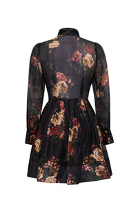 Sonnie Dress in Ariana Flora Black