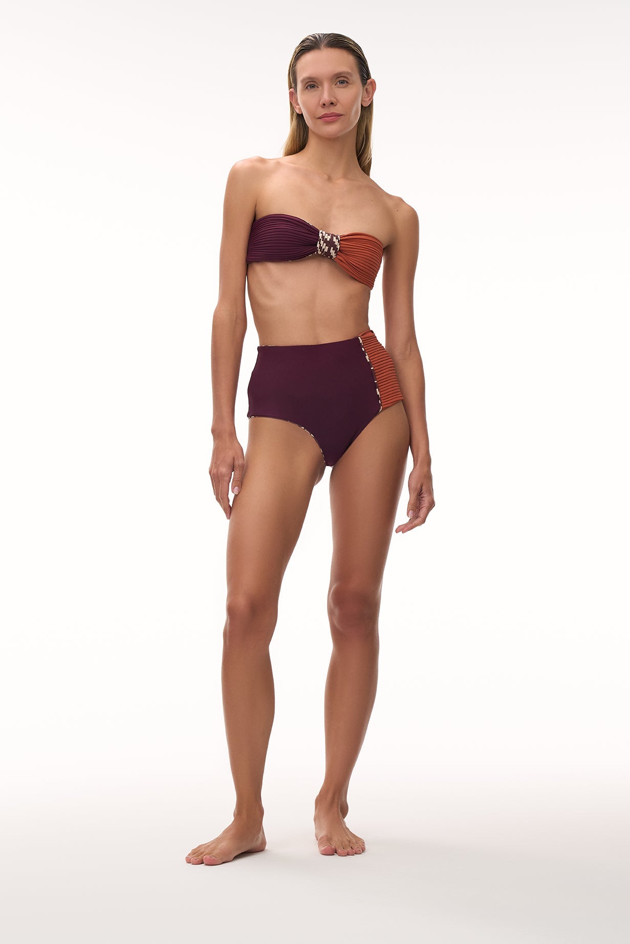 Frida Bottom in Purple & Speziato
