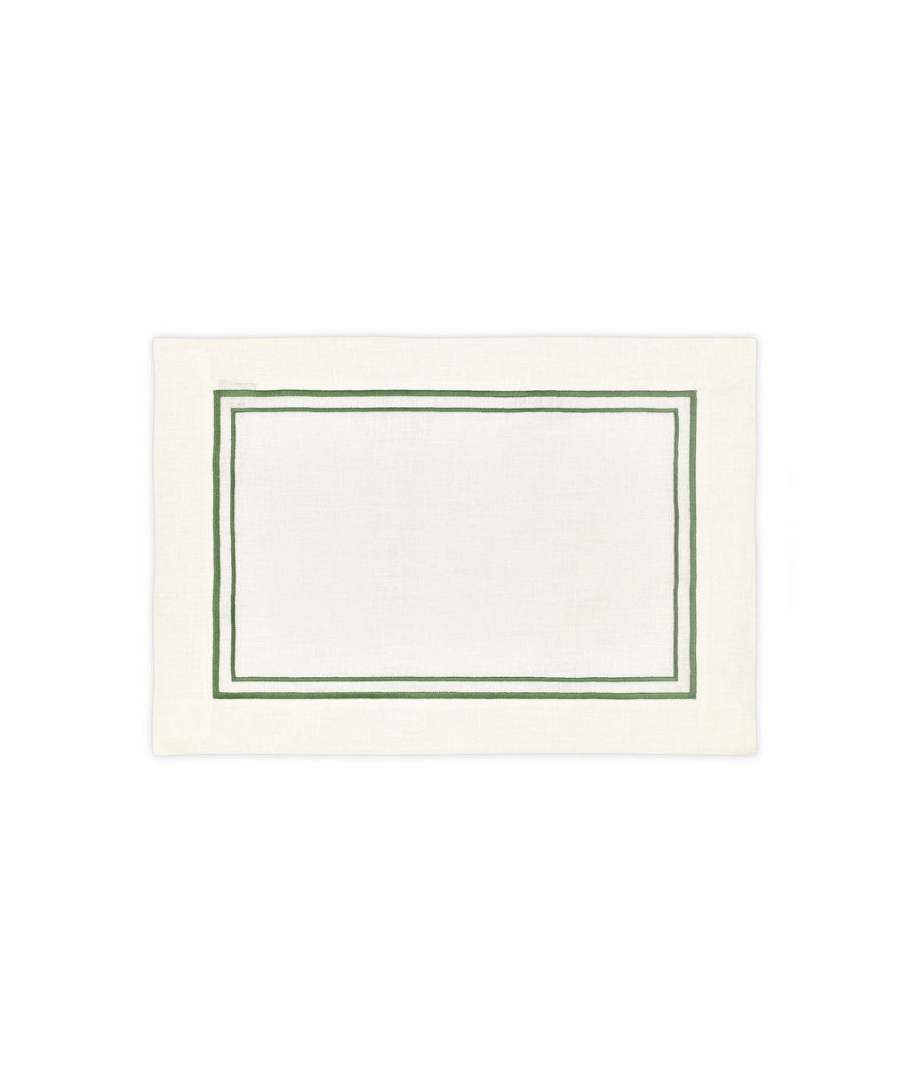 Rebecca Udall Sophie Classic Two Cord Placemat, Green
