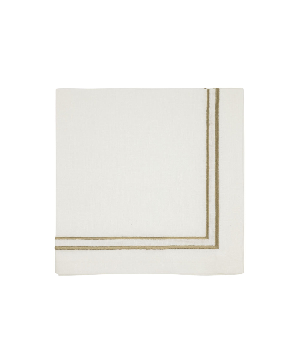 Sophie Classic Two Cord Napkin, Antique Gold, Front View