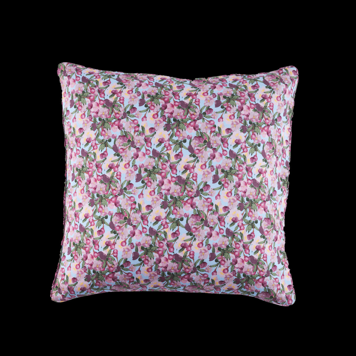 Square Pillow Cover Romance is Dead Blue - Sophie Williamson Design