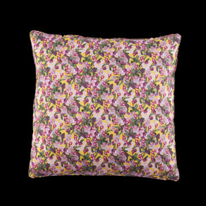 Square Pillow Cover Romance is Dead Yellow - Sophie Williamson Design