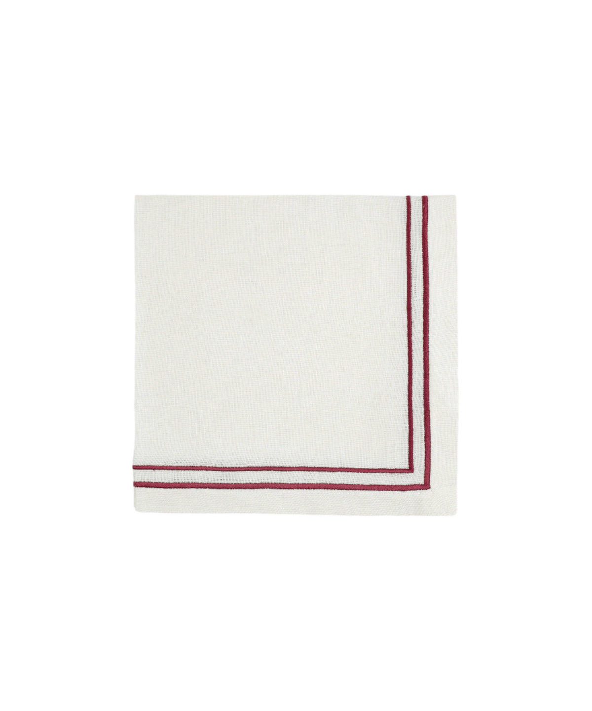 Rebecca Udall Sophie Classic Two Cord Napkin, Burgundy