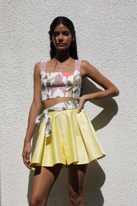 ALEGRIA SHORT IN SOFT YELLOW - No Pise La Grama Web