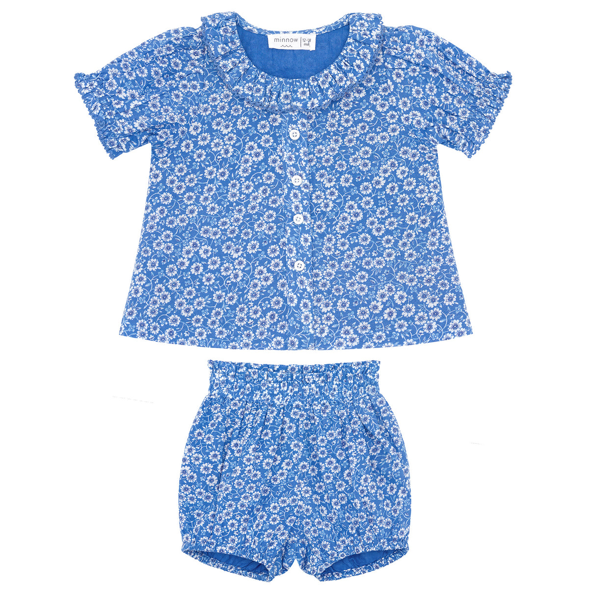 Baby Girl Rosebay Puff Sleeve Bloomer Set