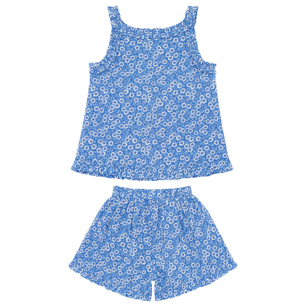 Girls Rosebay Ruffle Tank And Short Set