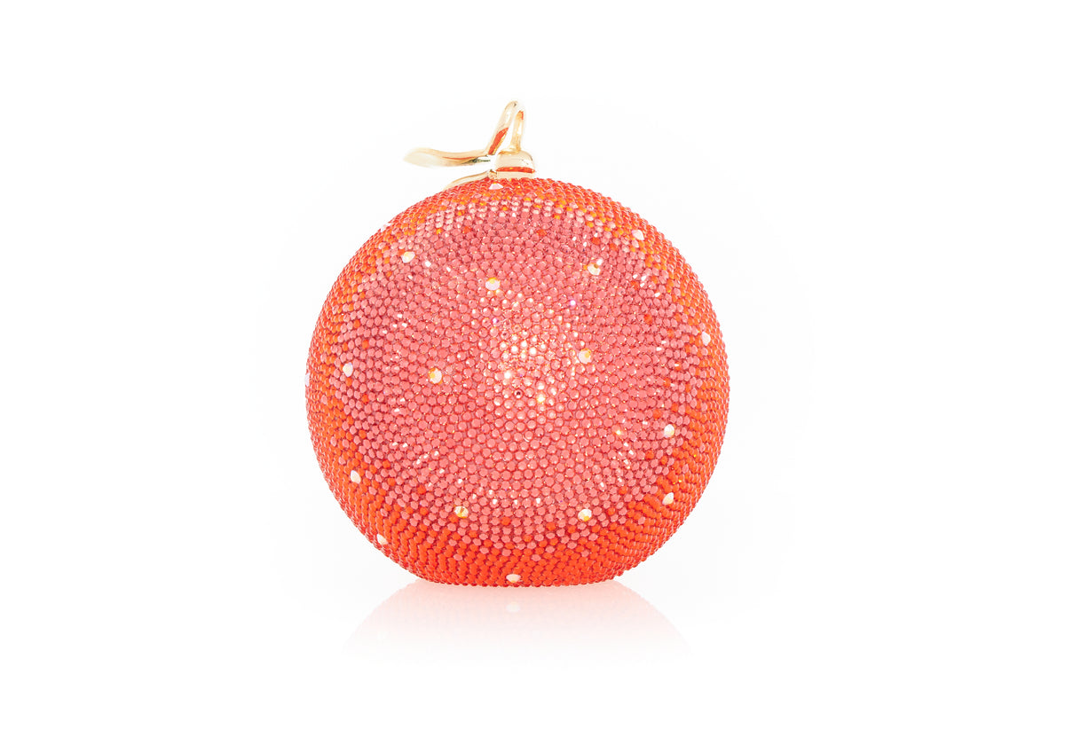Tangerine Sphere Clutch