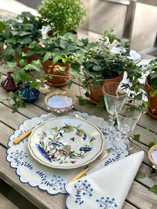 Spring Linen Placemat in Blue