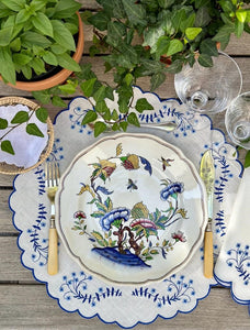 Spring Linen Placemat in Blue