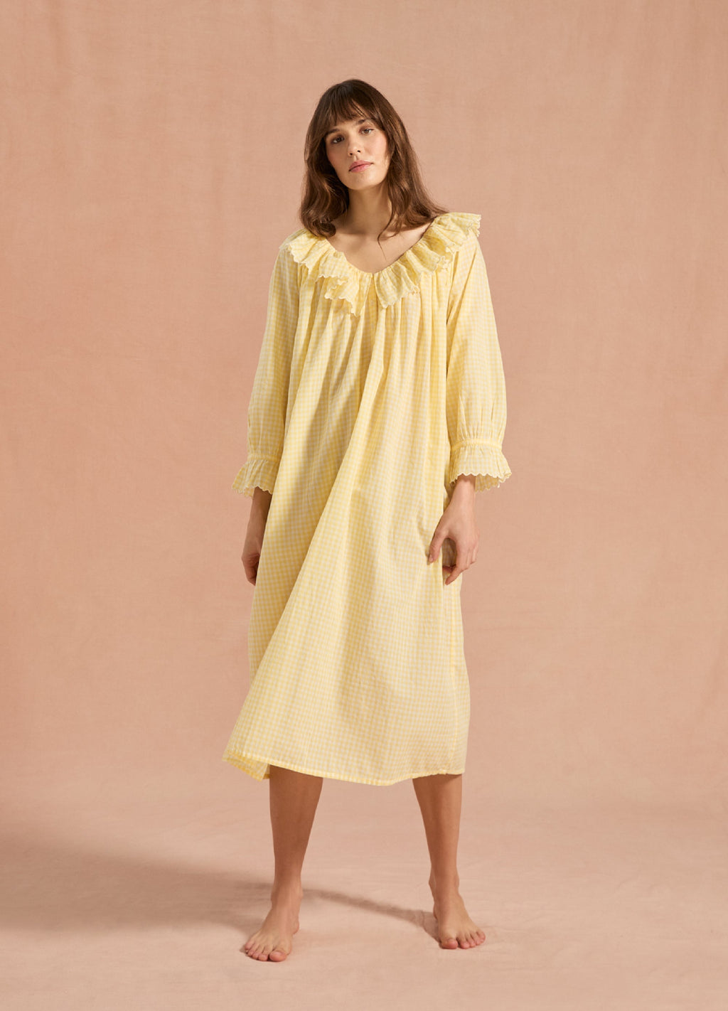 Pandora in Buttercup Yellow Gingham