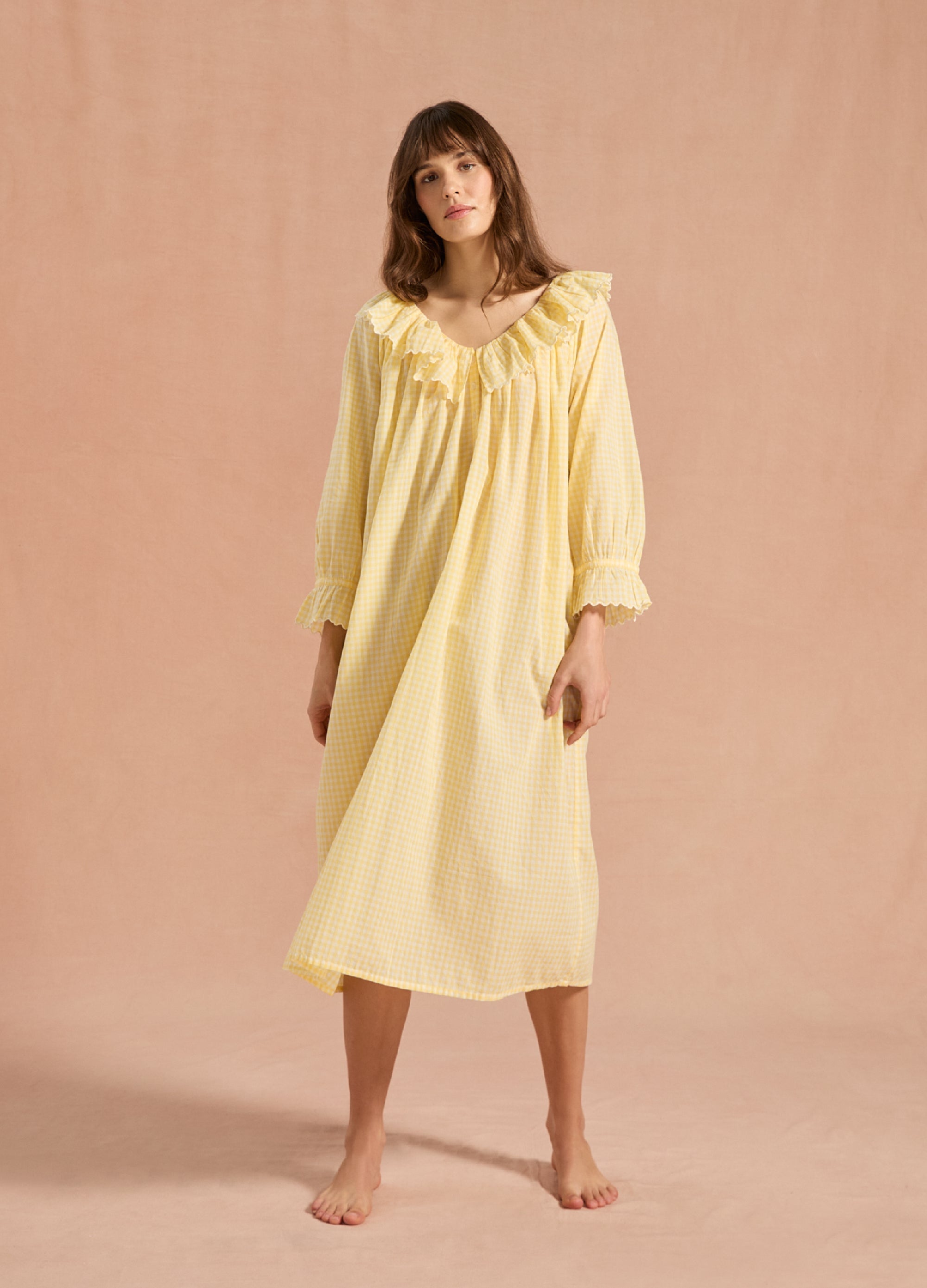 Pandora in Buttercup Yellow Gingham