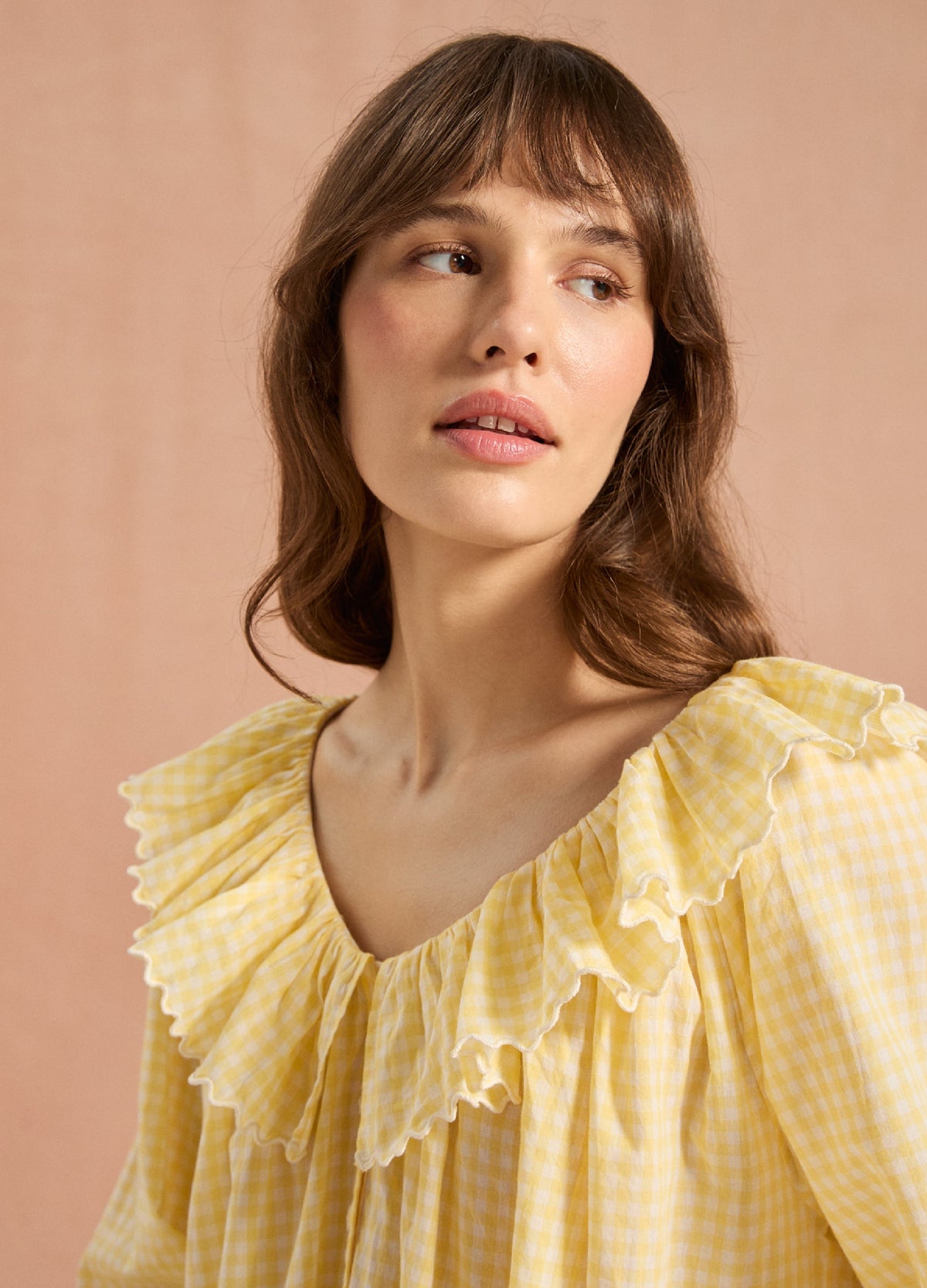 Pandora in Buttercup Yellow Gingham