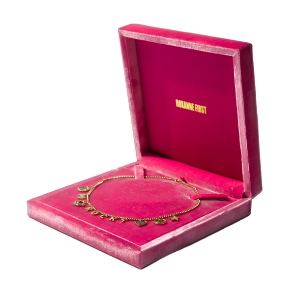 Rainbow Sapphire Tennis Necklace | 14ct Gold | Over The Moon