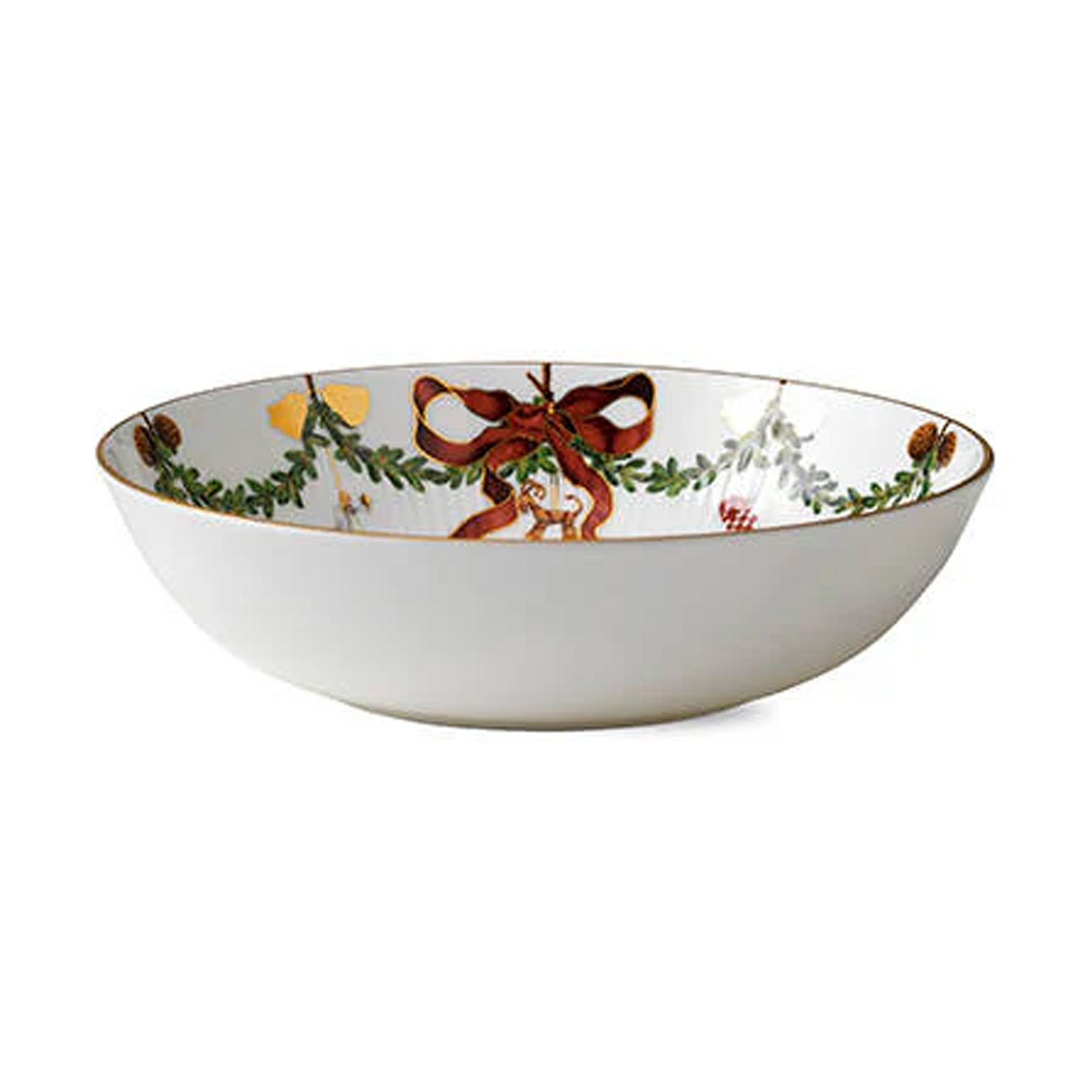 Star Fluted Christmas Bowl 3.25 qt