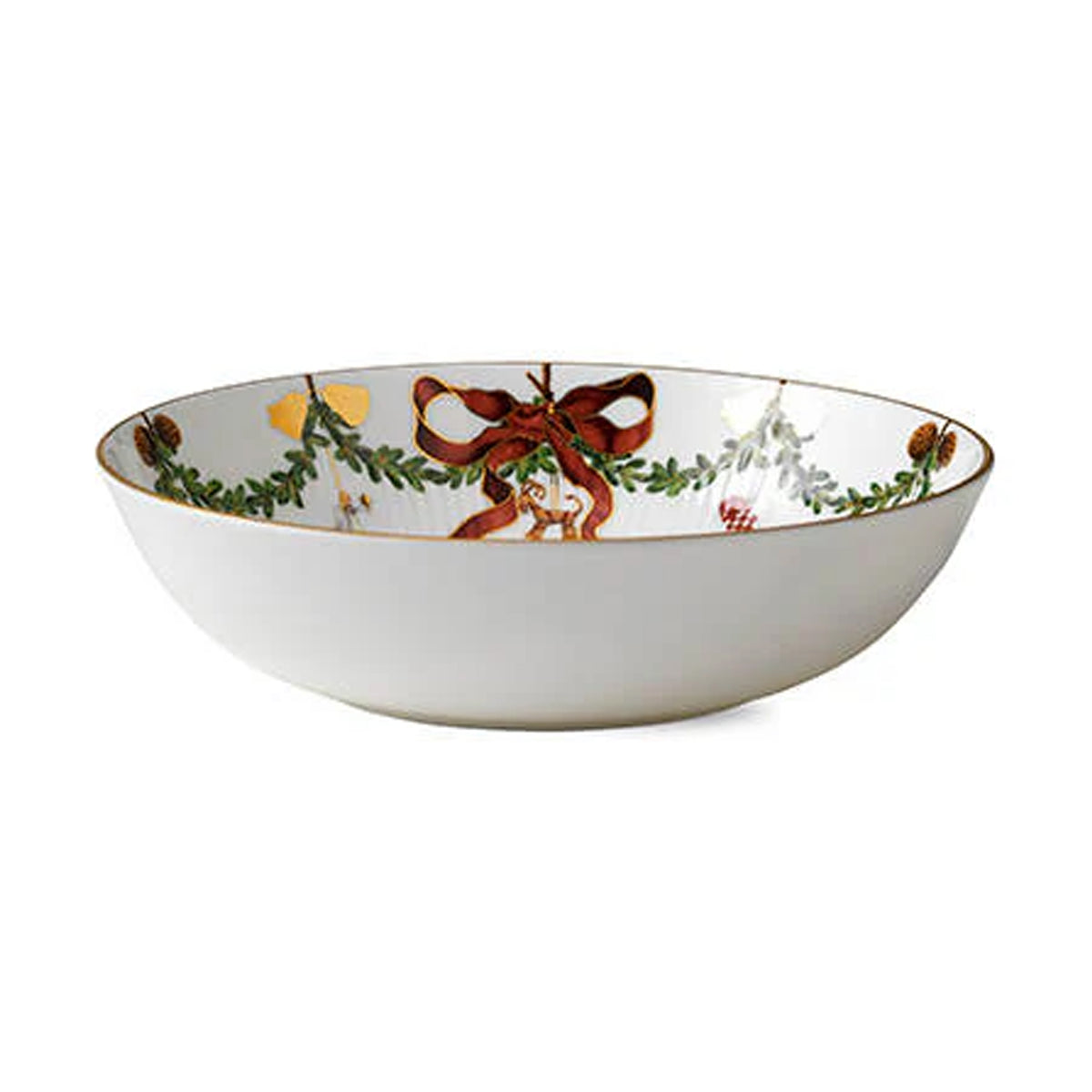 Star Fluted Christmas Bowl 3.25 qt