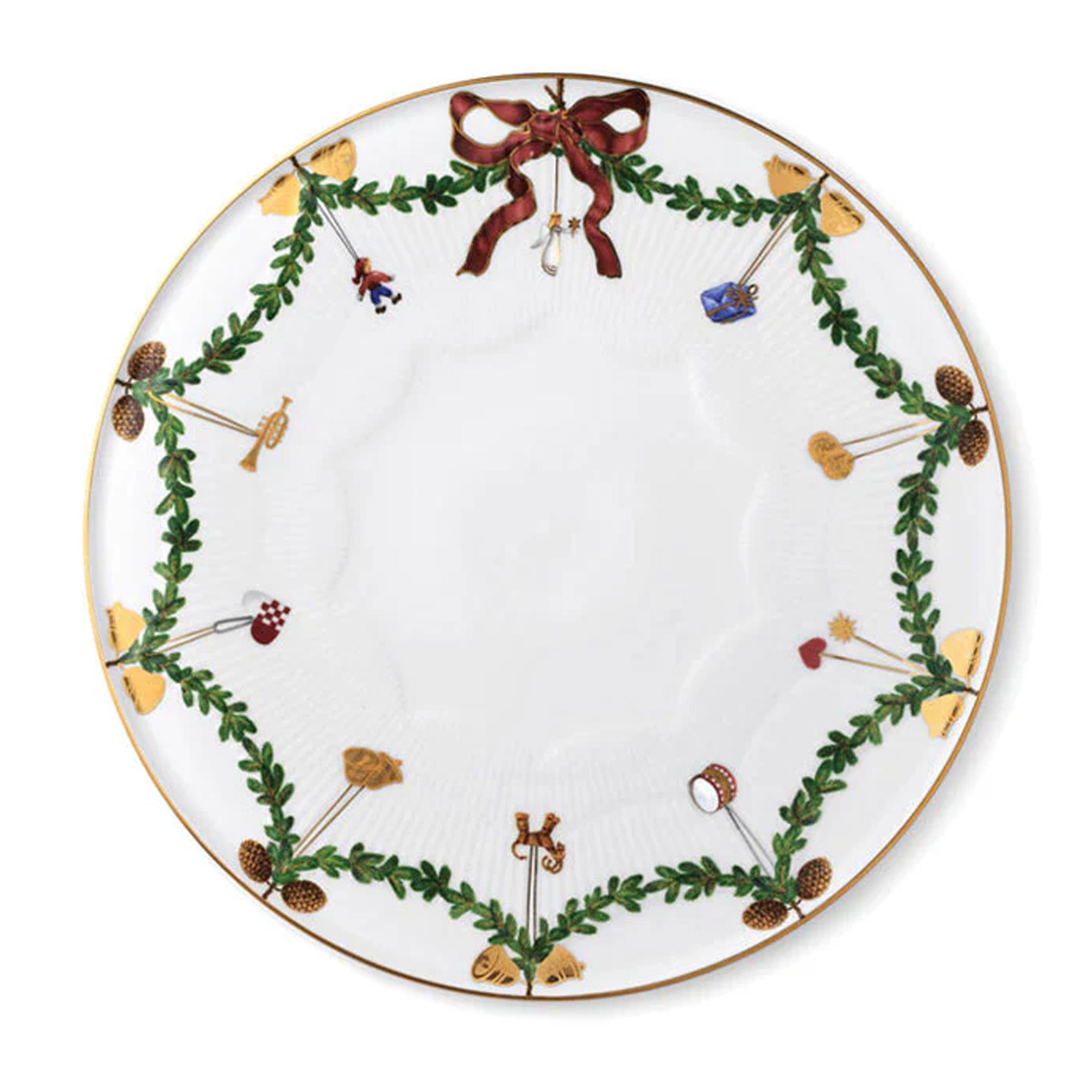 Star Fluted Christmas Cake Dish 12.5"