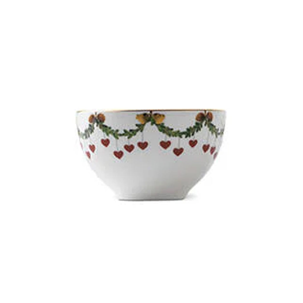 Star Fluted Christmas Chocolate Bowl 10 oz