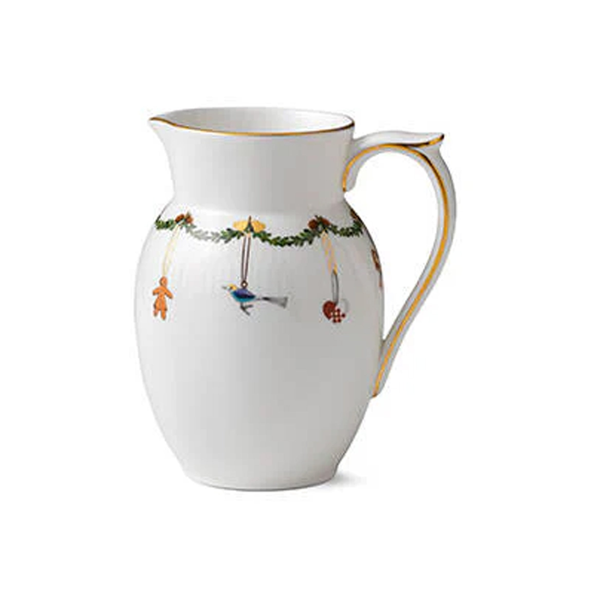 Star Fluted Christmas Jug 1.5 Pint