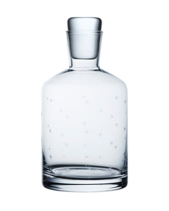 Crystal Decanter with Stars Design