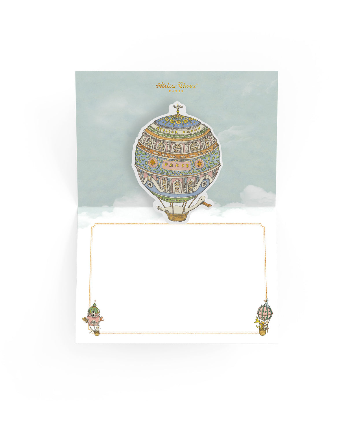 Hot Air Balloon Pop-Up Stationery Set