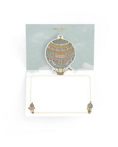 Hot Air Balloon Pop-Up Stationery Set