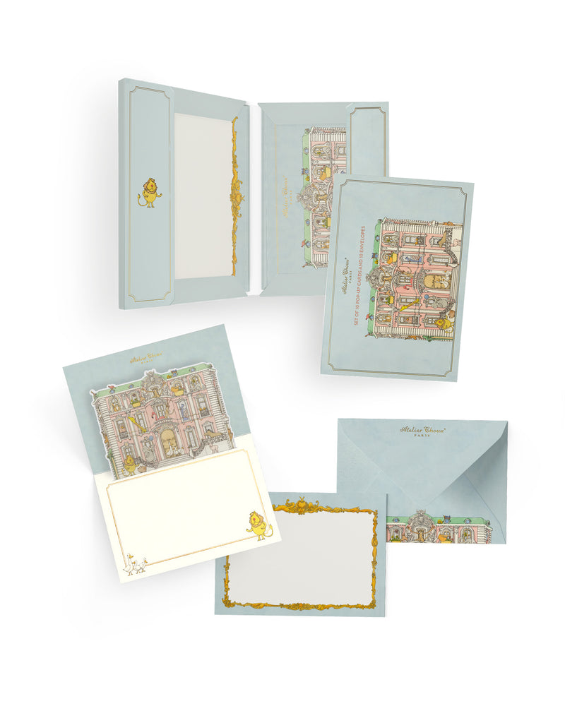 Monceau Mansion Pop-Up Stationery Set