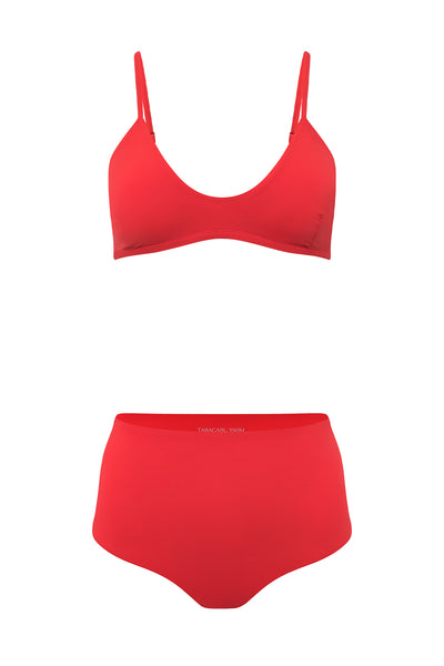 Stella High Waisted in Red | Over The Moon