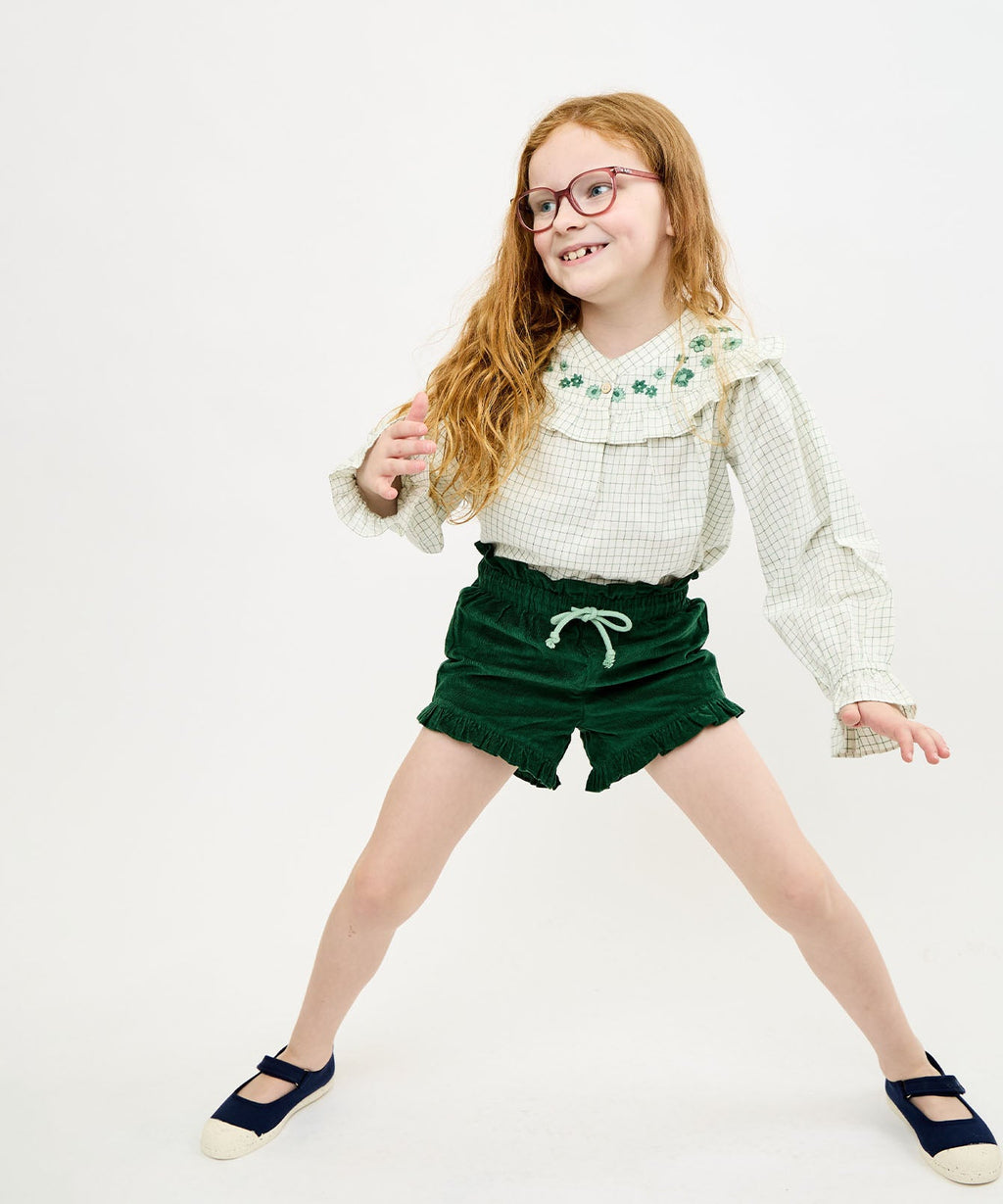 Stella Short in Forest Corduroy