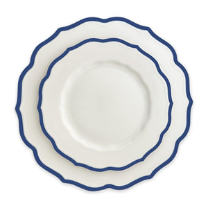 Stella Scalloped Blue Salad Plate