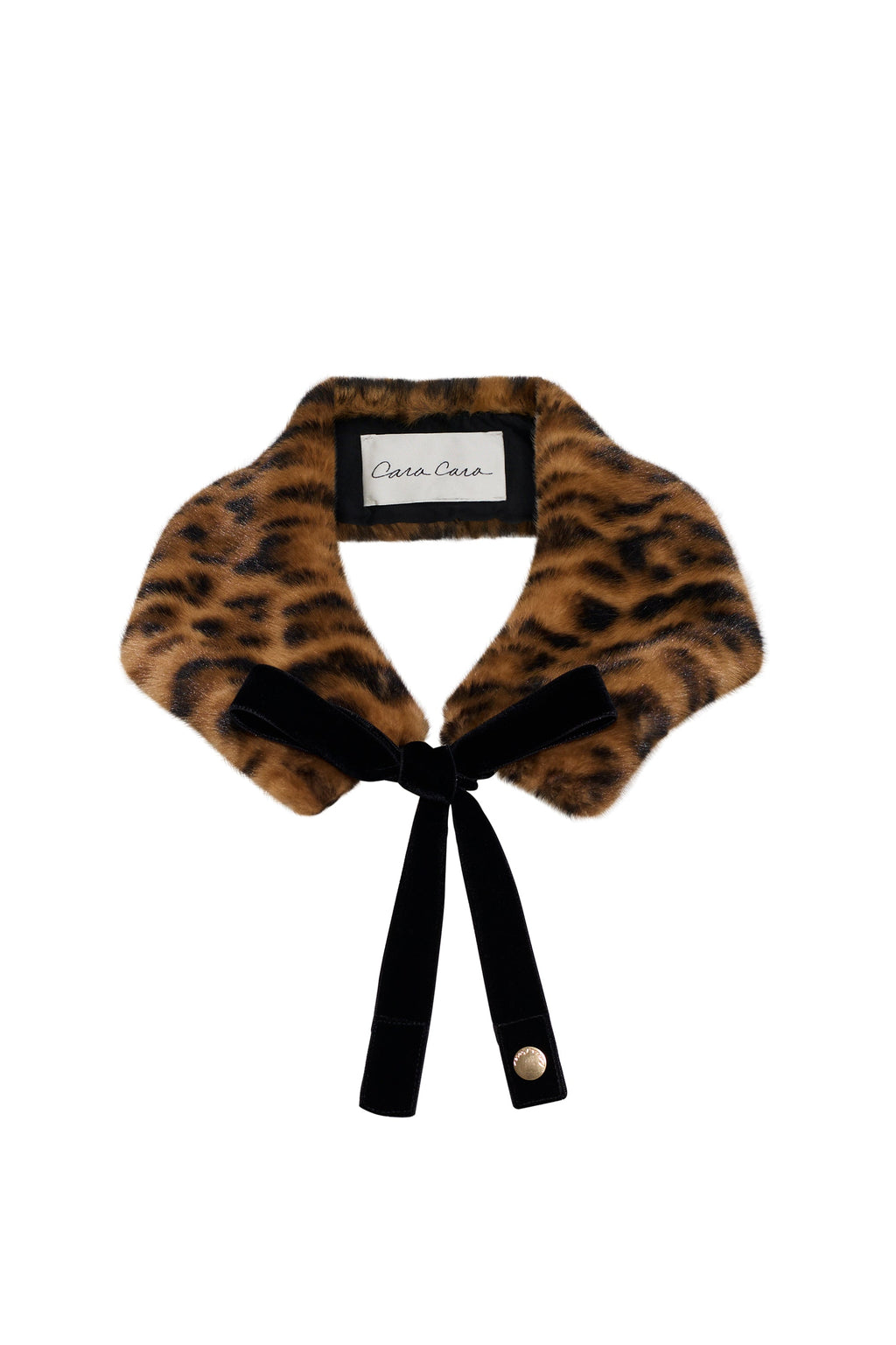 Stirling Collar in Brown Leopard Fur