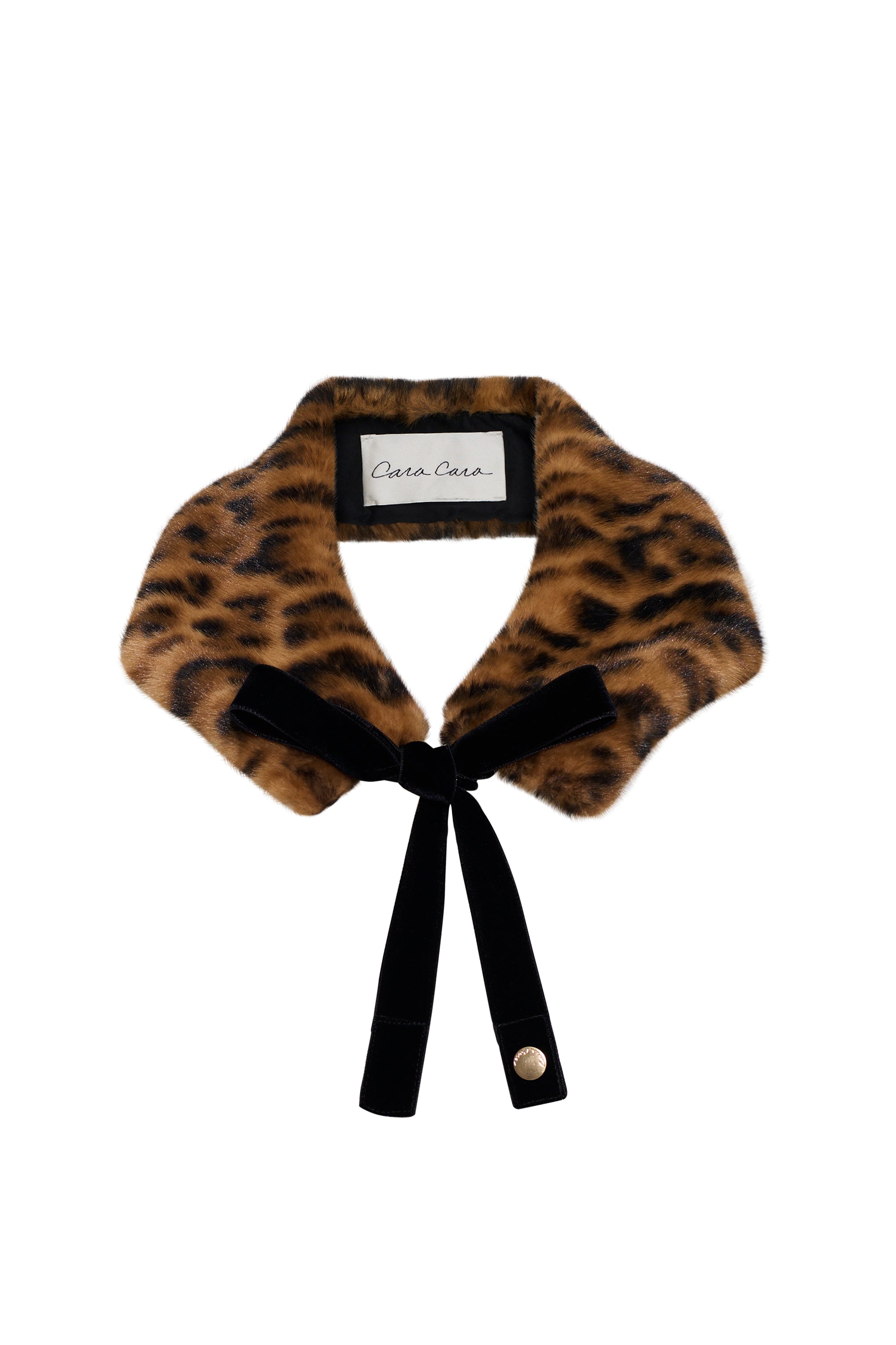 Stirling Collar in Brown Leopard Fur