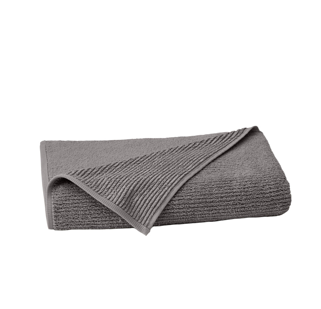 Turkish Ribbed Bath Sheet in Stone
