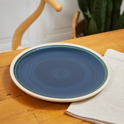 9" Thin Plate in Bluebeard Louisville Pottery Collection