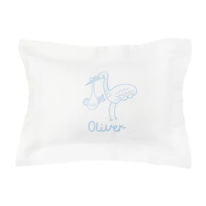 Stork Baby Pillow